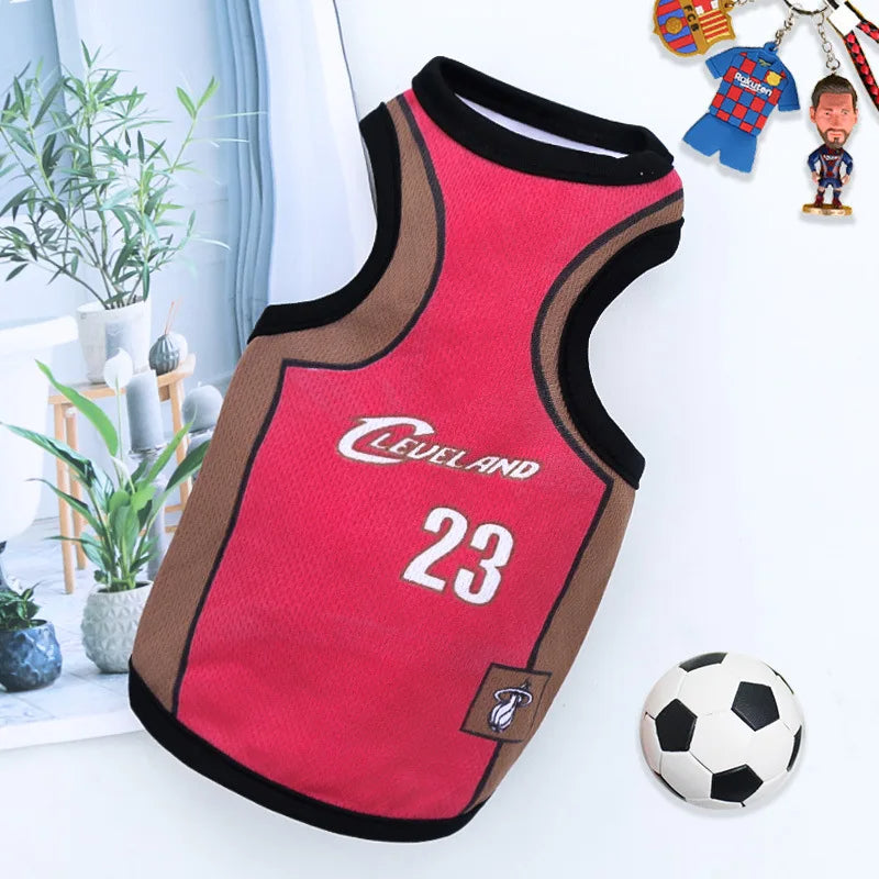 Maillot de basket pour chiens