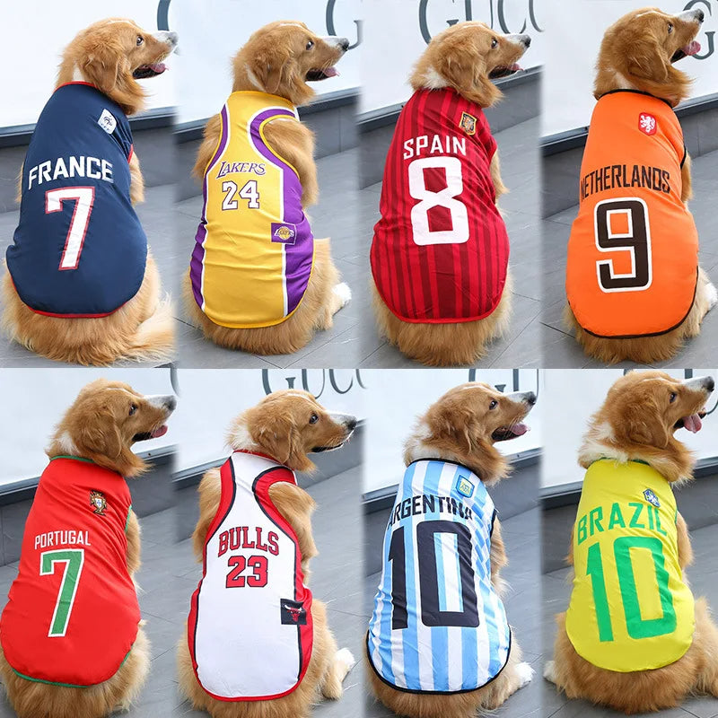 Maillot de basket pour chiens