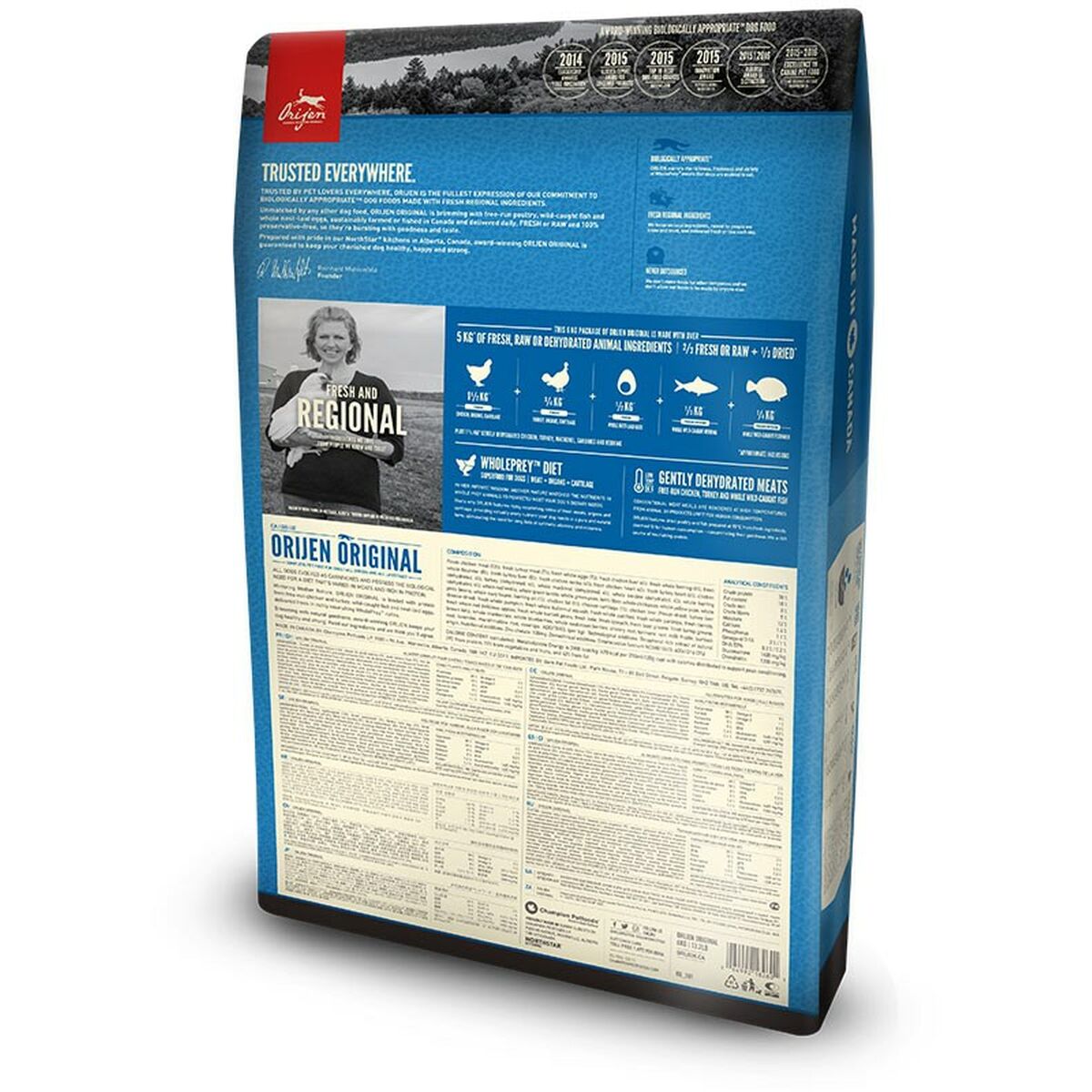 Hundefutter Orijen Original Fisch Erwachsener Huhn Truthahn 6 Kg