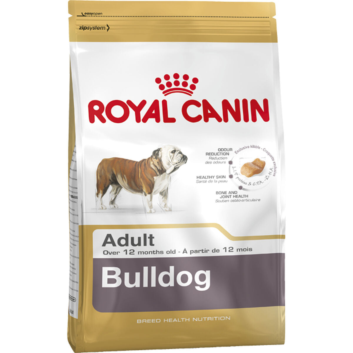 Hundefutter Royal Canin Bulldog Adult 12 kg Erwachsener Fleisch Reise Vögel