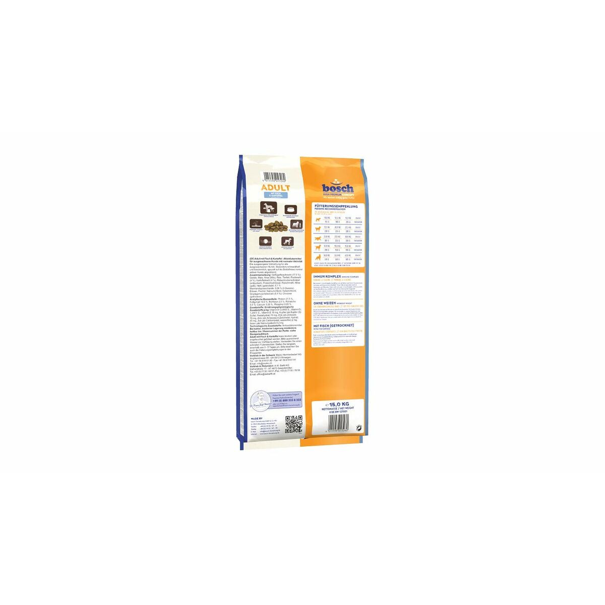 Fodder BOSCH Adult Salmon Potatoes 15 kg