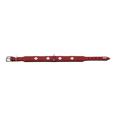 Dog collar Hunter Swiss Red/Black (38-43.5 cm)
