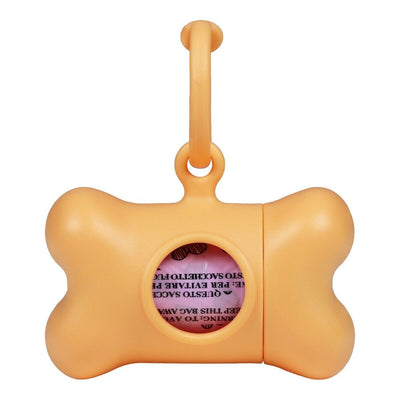 Kotbeutelspender United Pets Bon Ton Nano Classic Hund Orange (6 x 3 x 4 cm)