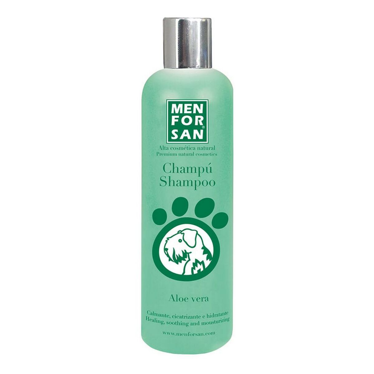 Shampoing pour animaux de compagnie Menforsan Chien Aloe Vera 300 ml