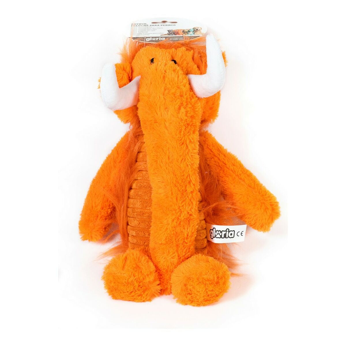 Jouet pour chien en peluche Gloria Orange Polyester polypropylène Monstre 20 x 35 cm