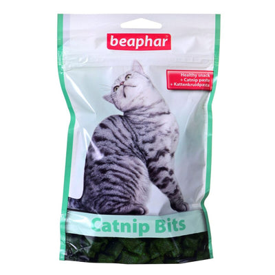 Snack für Katze Beaphar Catnip Bits 150 g Süßigkeiten Katzenminze Fleisch