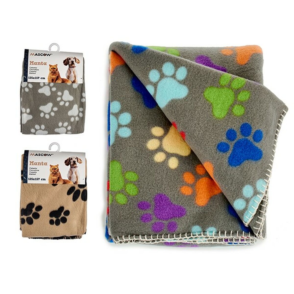 Pet blanket Mascow 23 23 39,5 x 7 x 27,5 cm (12 Units)