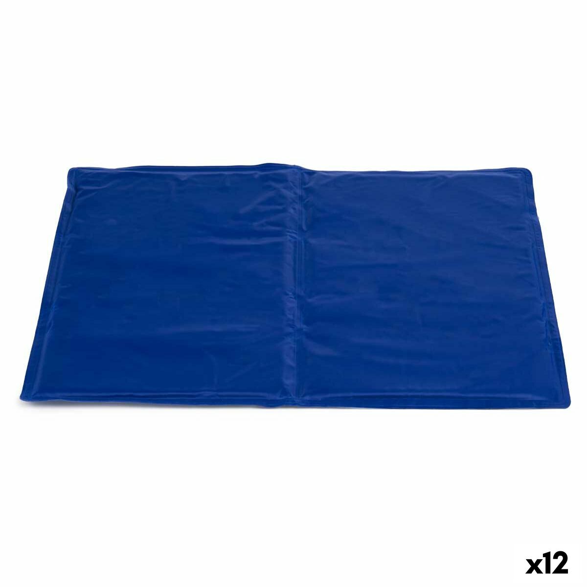 Tapis pour chien Mascow Bleu Mousse Gel 39,5 x 1 x 50 cm Rafraîchissant (12 Unités)