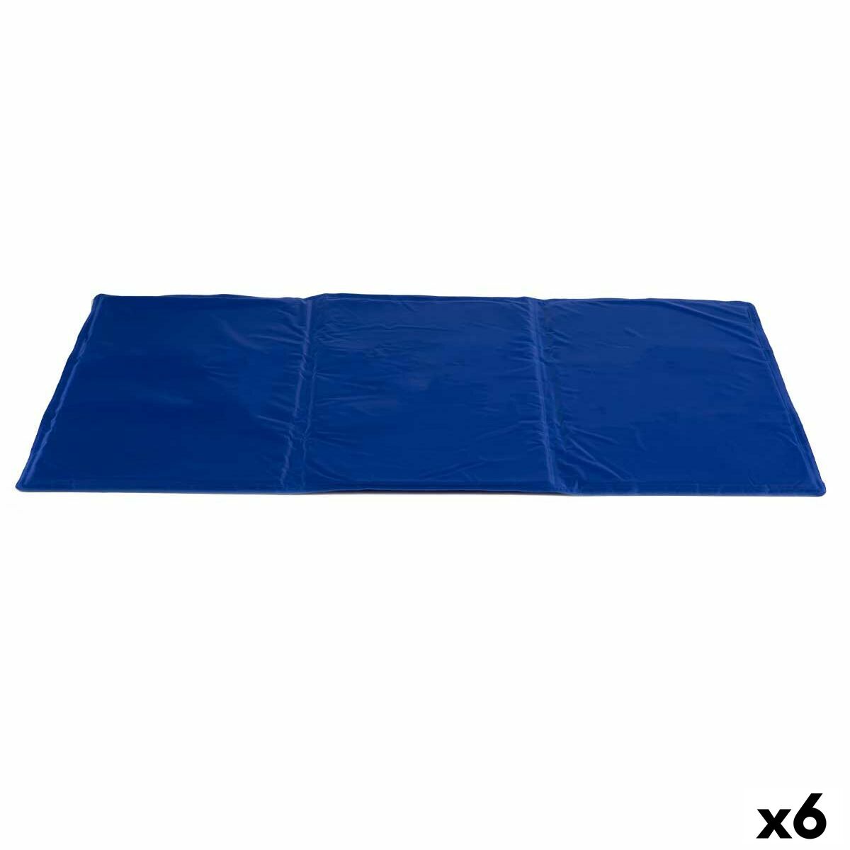 Tapis pour chien Mascow Bleu Mousse Gel 49,5 x 1 x 90 cm Rafraîchissant (6 Unités)
