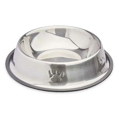 Dog Feeder Mascow Grey Silver Rubber Metal 26 x 7 x 26 cm 26 x 5,5 x 26 cm (12 Units)