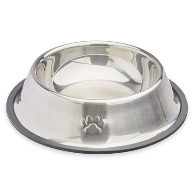 Dog Feeder Mascow Grey Silver Rubber Metal 22 x 5 x 22 cm 22 x 6 x 22 cm (12 Units)
