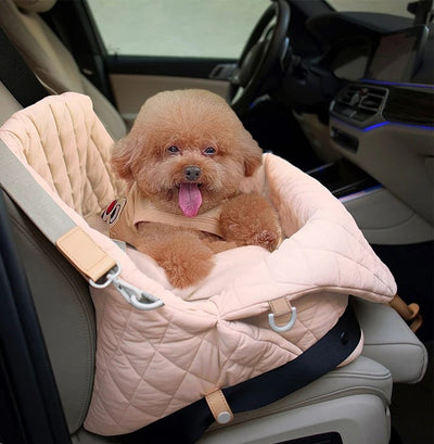 Pet car seat bag with interlayer