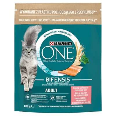 Cat food Purina One Bifensis Adult Adult Salmon 800 g