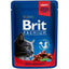 Aliments pour chat Brit Pouches Family Plate Poulet Dinde Veau Morue 12 x 100 g