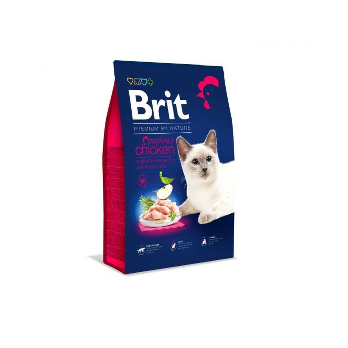 Aliments pour chat Brit                                 Adulte Poulet 1,5 Kg