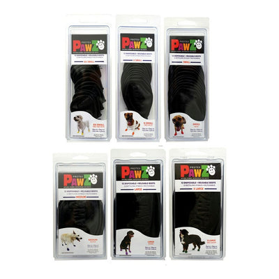 Boots Pawz Dog 12 Units Black Size XL