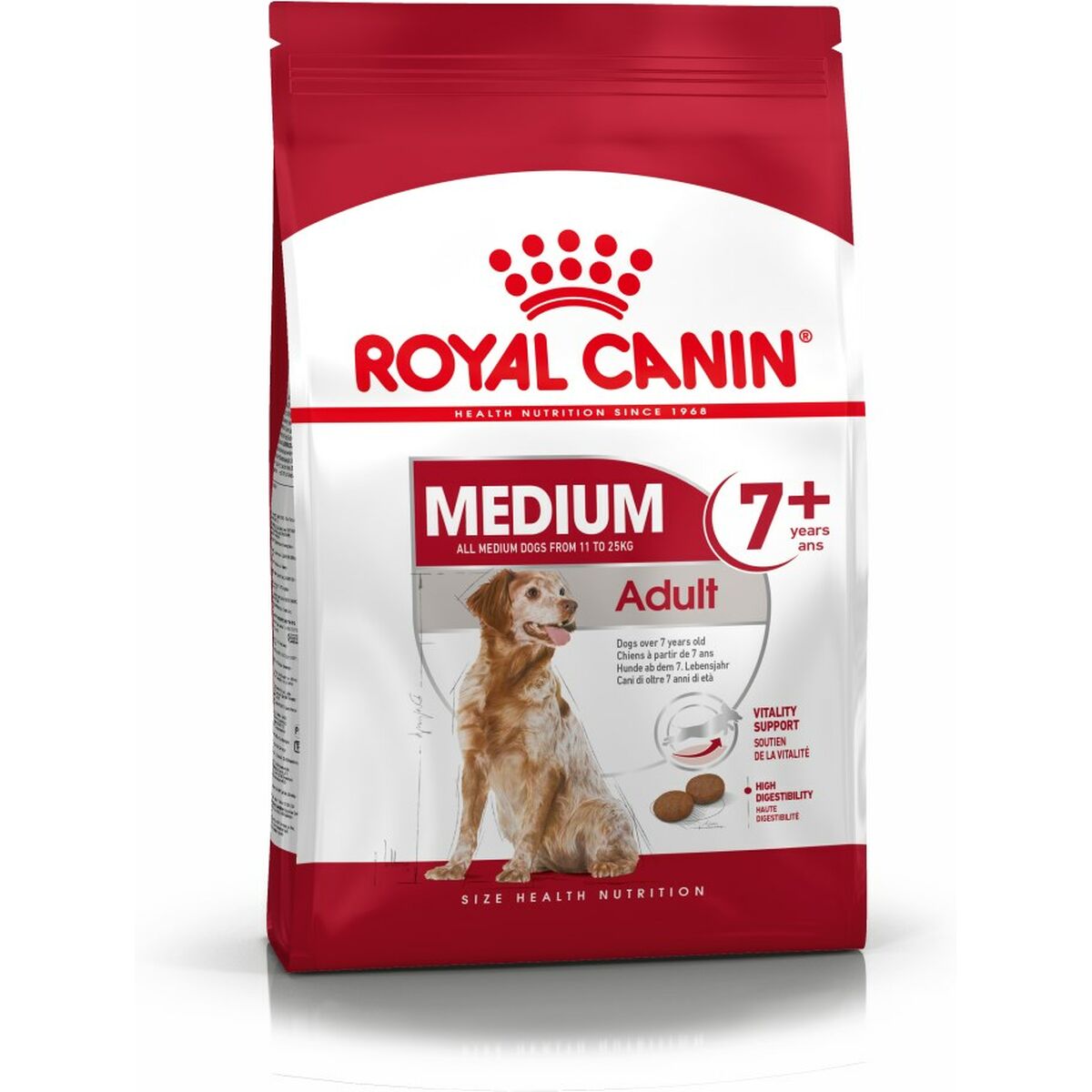 Fodder Royal Canin Medium Senior Rice Birds 15 kg