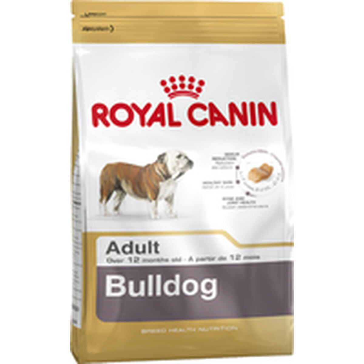 Hundefutter Royal Canin Bulldog Adult 12 kg Erwachsener Fleisch Reise Vögel