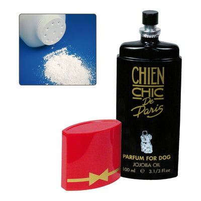 Parfum pour animaux domestiques Chien Chic Chien Talc en poudre (100 ml)
