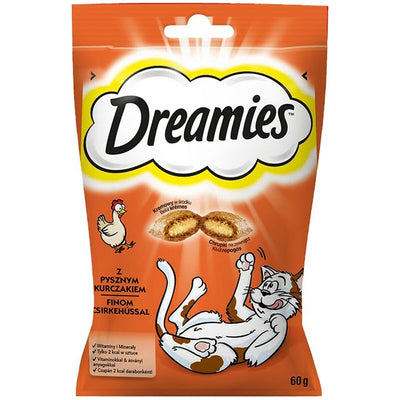 Snack for Cats Dreamies Sweets Chicken Beef 60 L 60 g