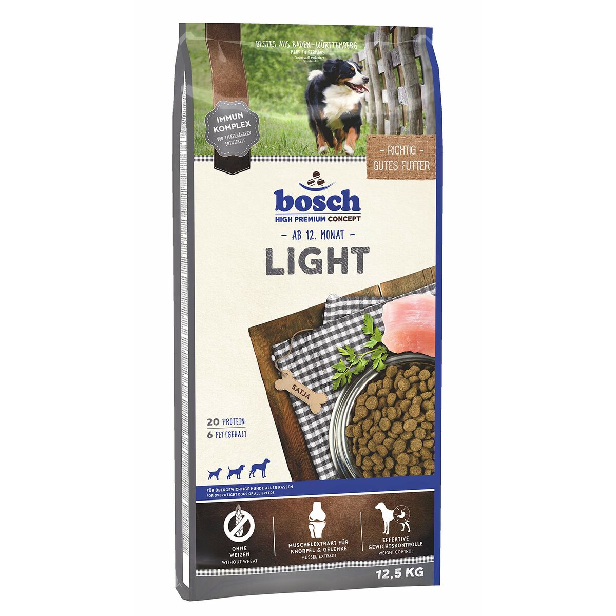 Fodder BOSCH LIGHT Adult 12,5 Kg