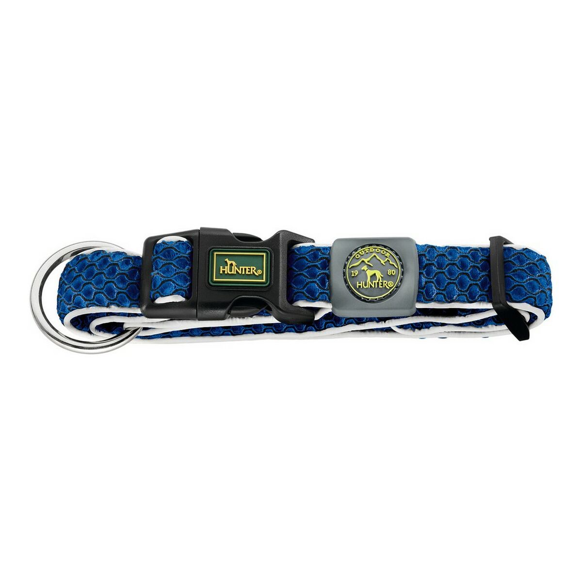 Dog collar Hunter Plus Thread Blue XL