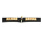 Collier pour Chien Gloria Duna Noir Doré (60 x 2.5 cm)