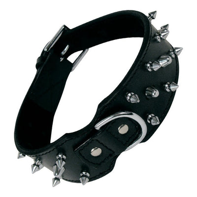 Dog collar Gloria Black Spikes (55 cm)