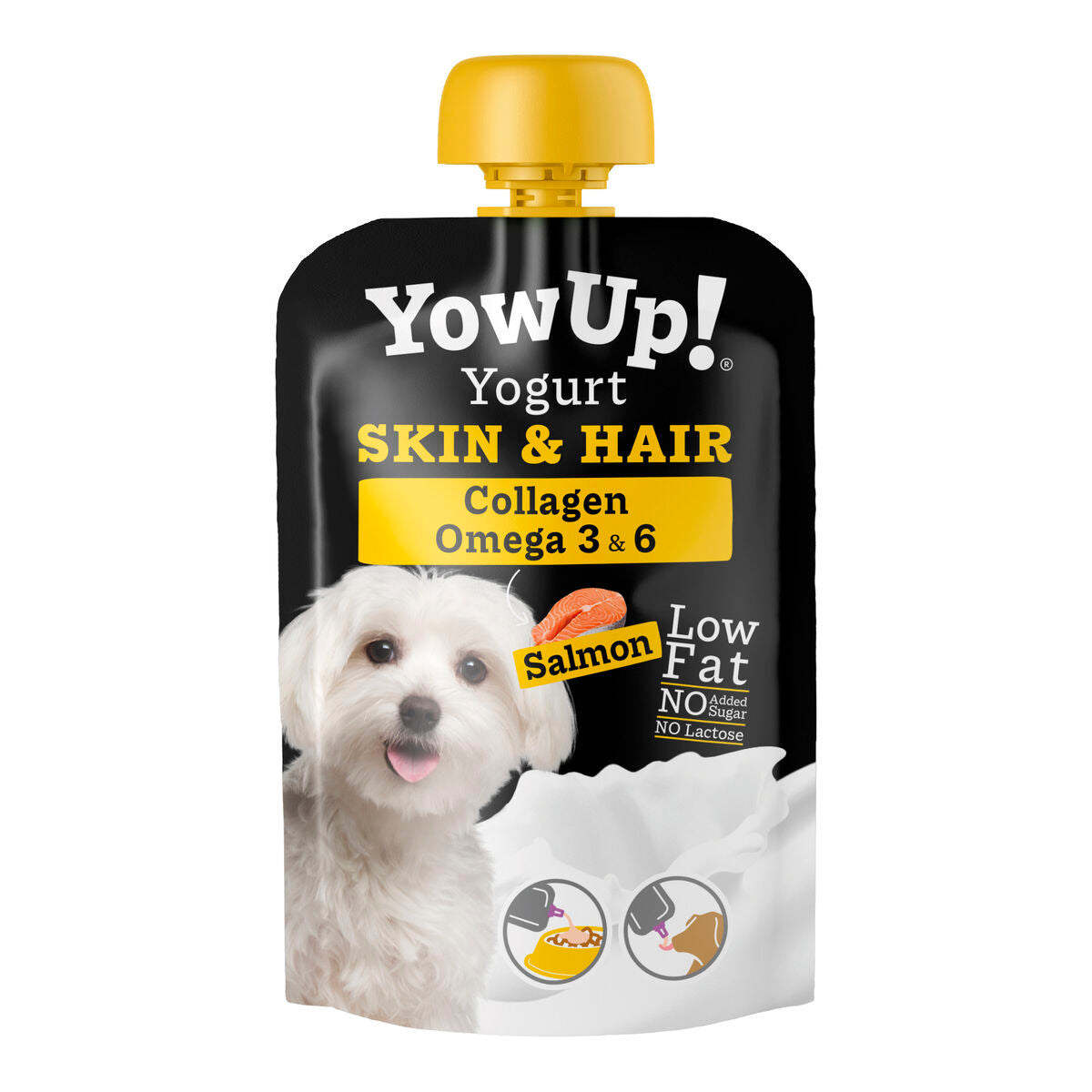 Wet food YowUp Skin and Hair Salmon 3 Units 3 x 115 g