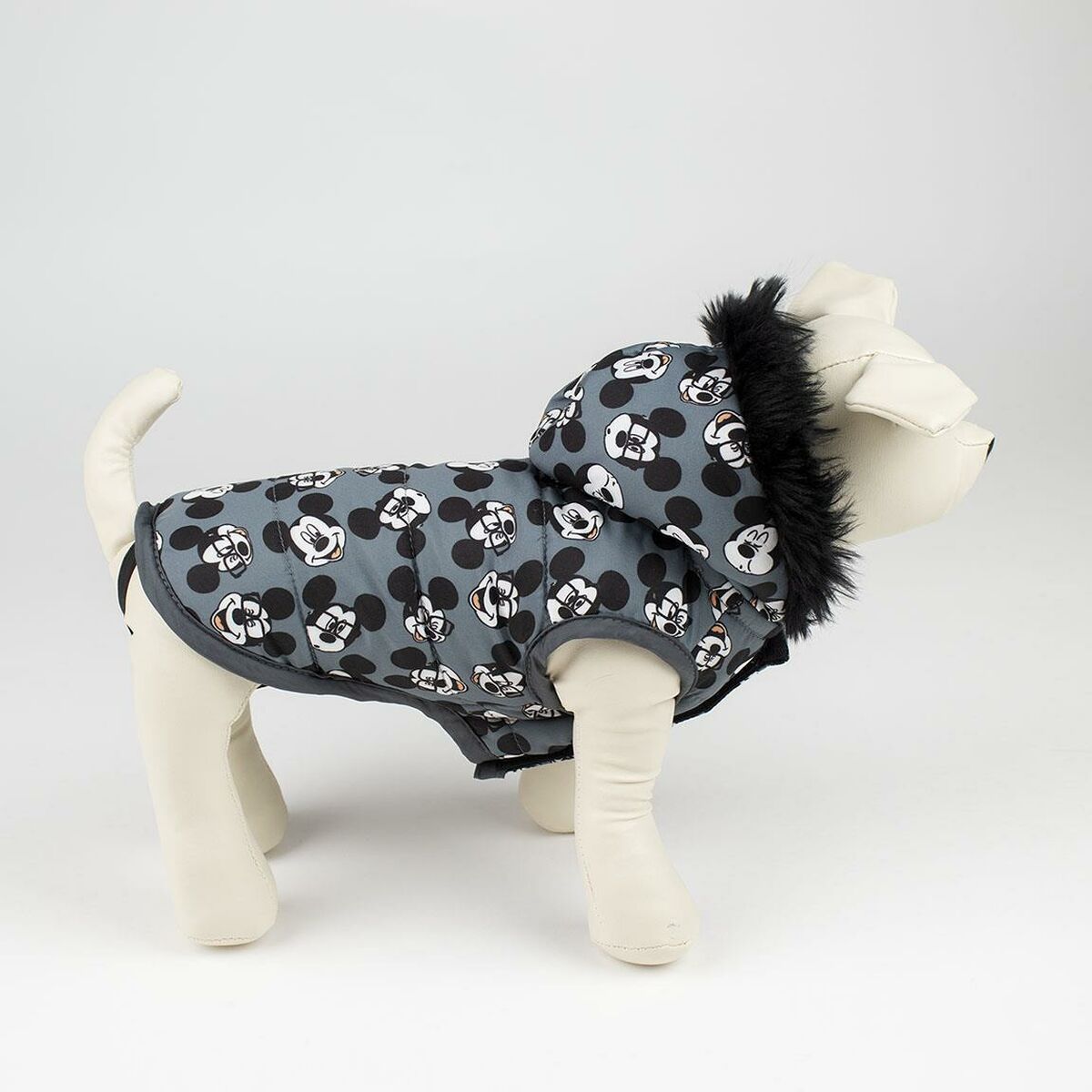 Dog Coat Mickey Mouse Grey