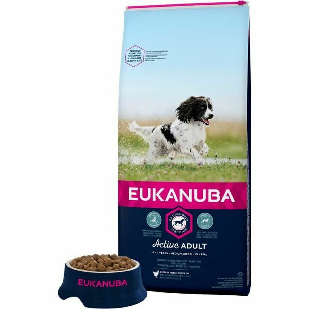 Fodder Eukanuba   Adult Chicken 15 kg