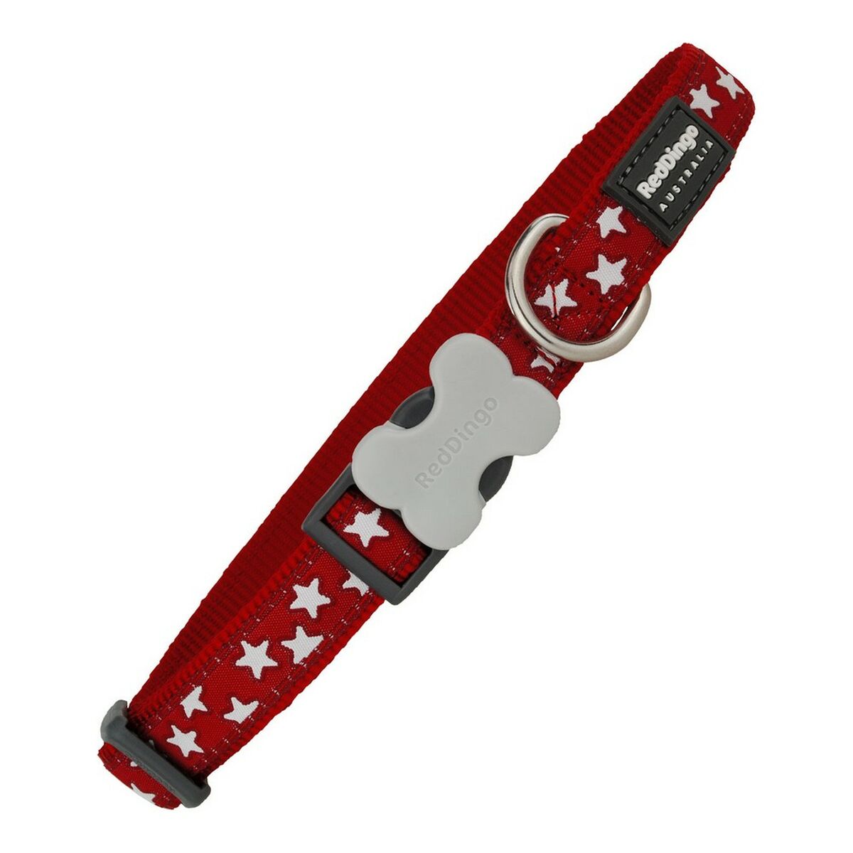 Hundehalsband Red Dingo Style Rot 31-47 cm