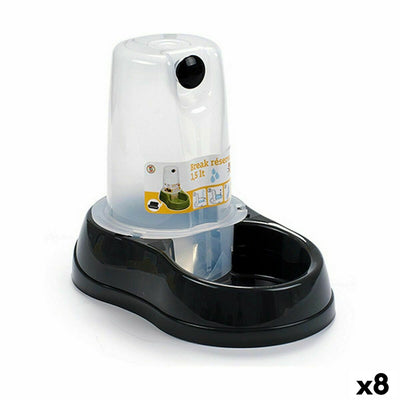 Water dispenser Stefanplast 04177 04177 Anthracite Translucent Plastic 1,5 L (8 Units)